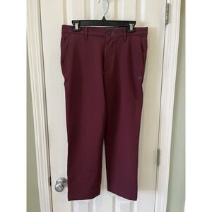 Ping Sensor Warm Thermal Golf Pants Mens Size 32x26‎ Maroon Performance